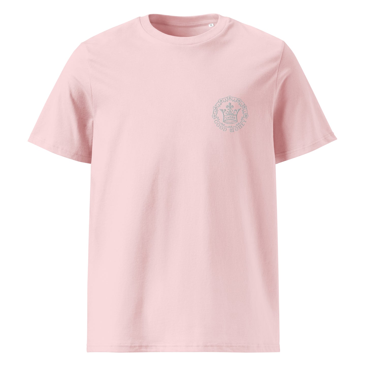 Good Money (Embroidered White) - Unisex organic cotton t-shirt